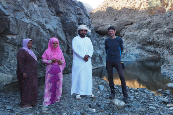 Selma, Asna, Ahmed und meine Wenigkeit